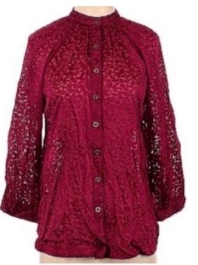 Anthropologie Elegant Long Sleeve Blouse